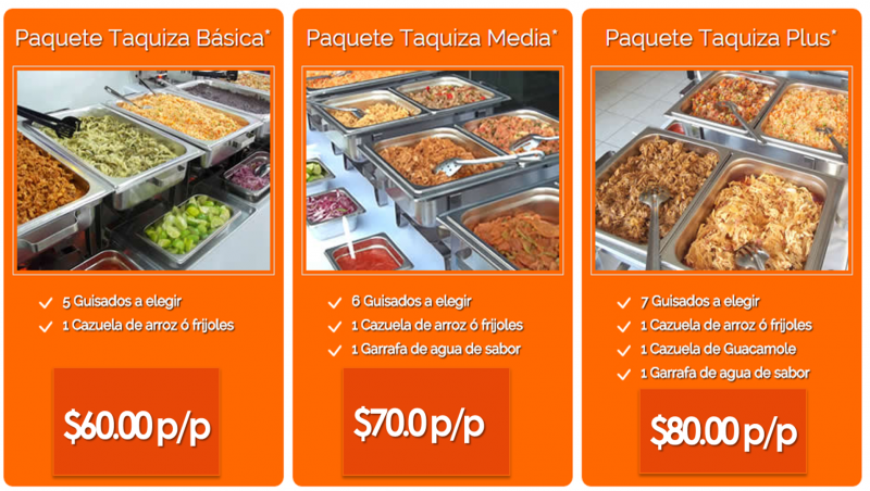 Paquetes de Taquizas en Queretaro